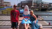 Mrs.Yuck and Yuck Jr. with Sharkgirl 