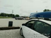 Bon Echo, Echo and Prius with the Burger Bridge in view